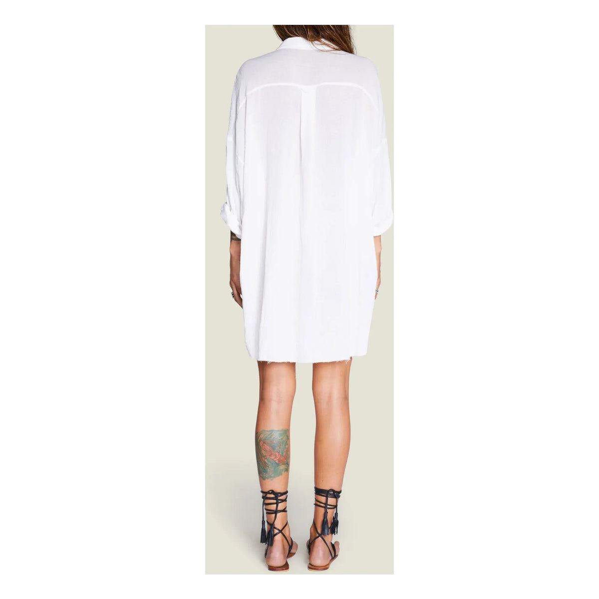 Maison Saint Julien - Mykonos Cotton Gingham Dress | Off-White