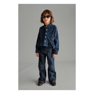 Mipounet - Love Denim Shirt | Dark Blue