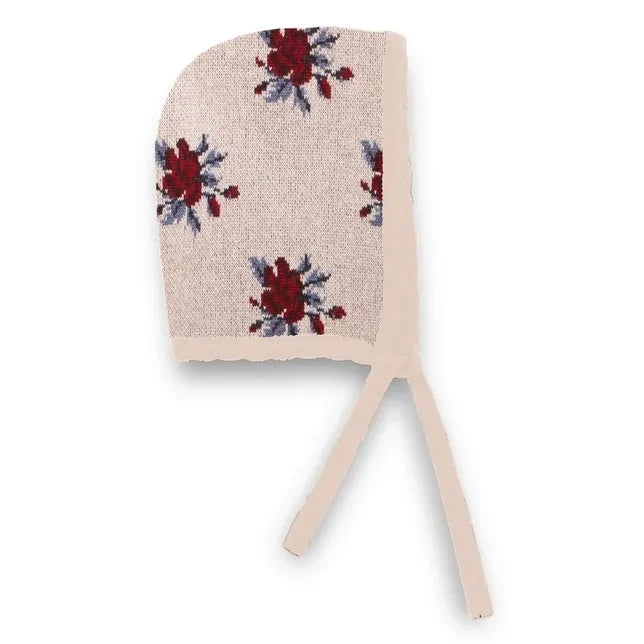 birinit - Béguin Colette Flowers Merino Wool | Cream
