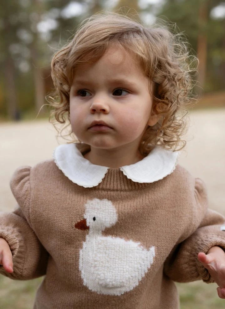 Donsje - Denna Duck Merino Wool Sweater | Hazel