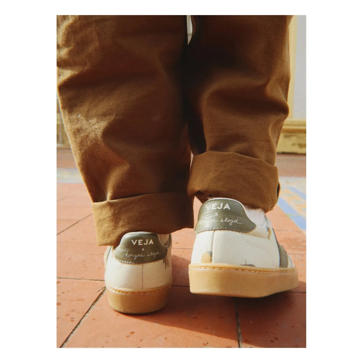 Veja - Small Volley Lemons Sneakers - Veja x Konges Slojd | Cream