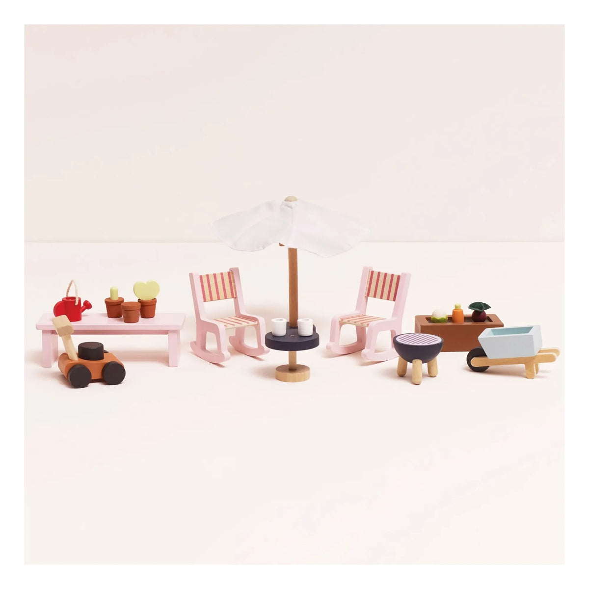Le Toy Van - Veranda and vegetable garden for a dollhouse