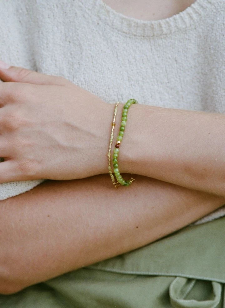 Anni Lu - Grasshopper Bracelet | Green