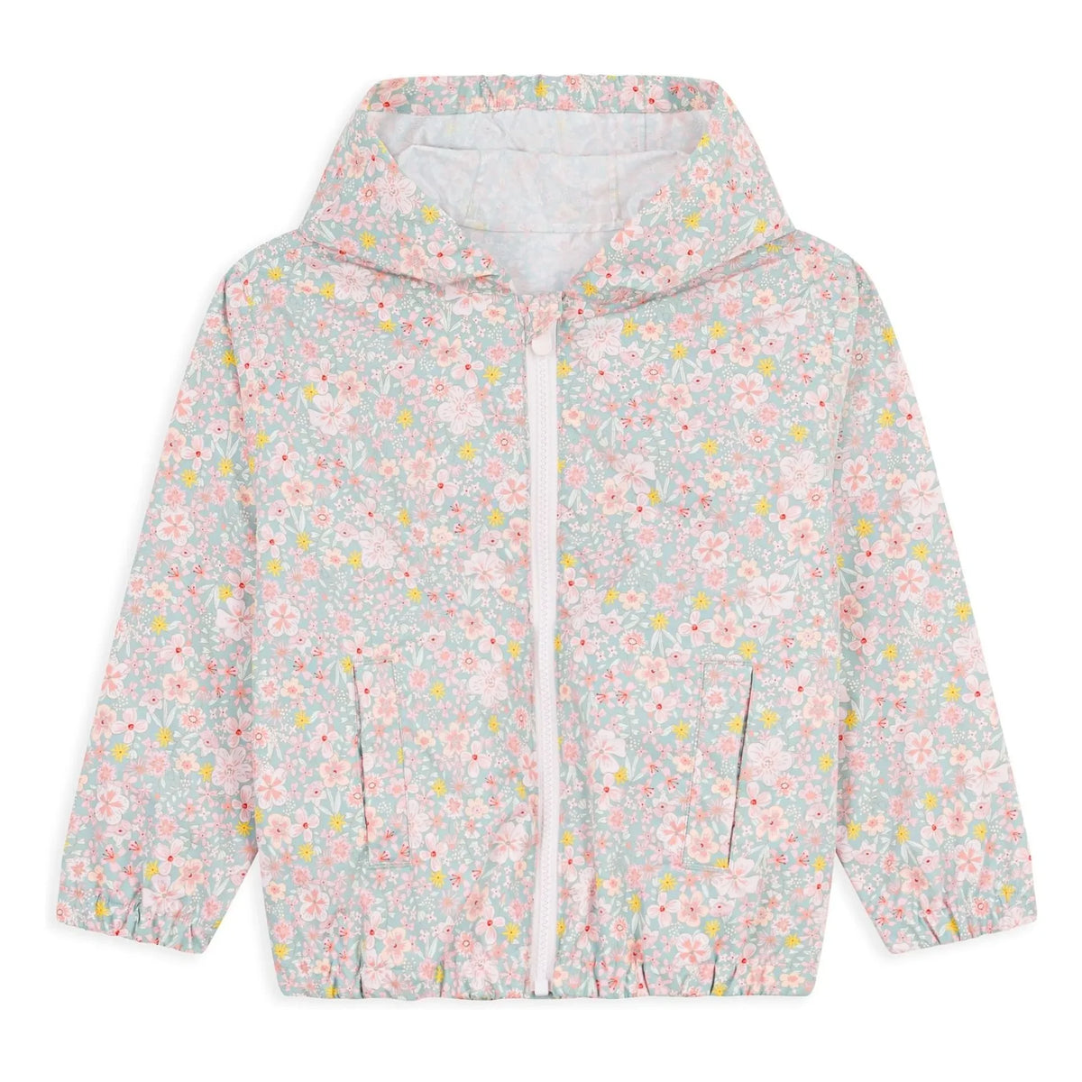 Petit Bateau - Recycled Fiber Windbreaker | Gray Blue