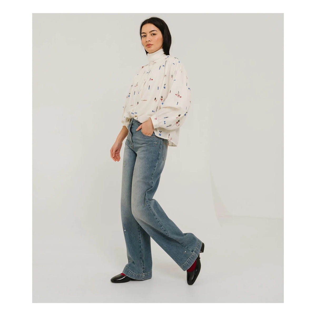 Tinsels - Candide Weyes blouse | Oatmeal