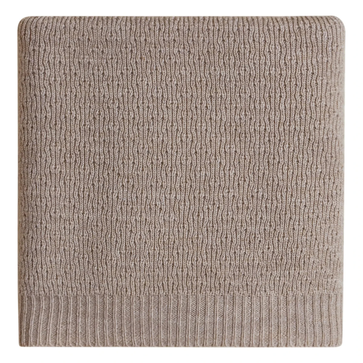 Hvid - Dora Merino Wool Blanket | Beige