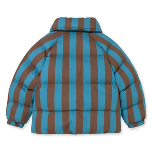 Tinycottons - Striped Padded Jacket | Blue