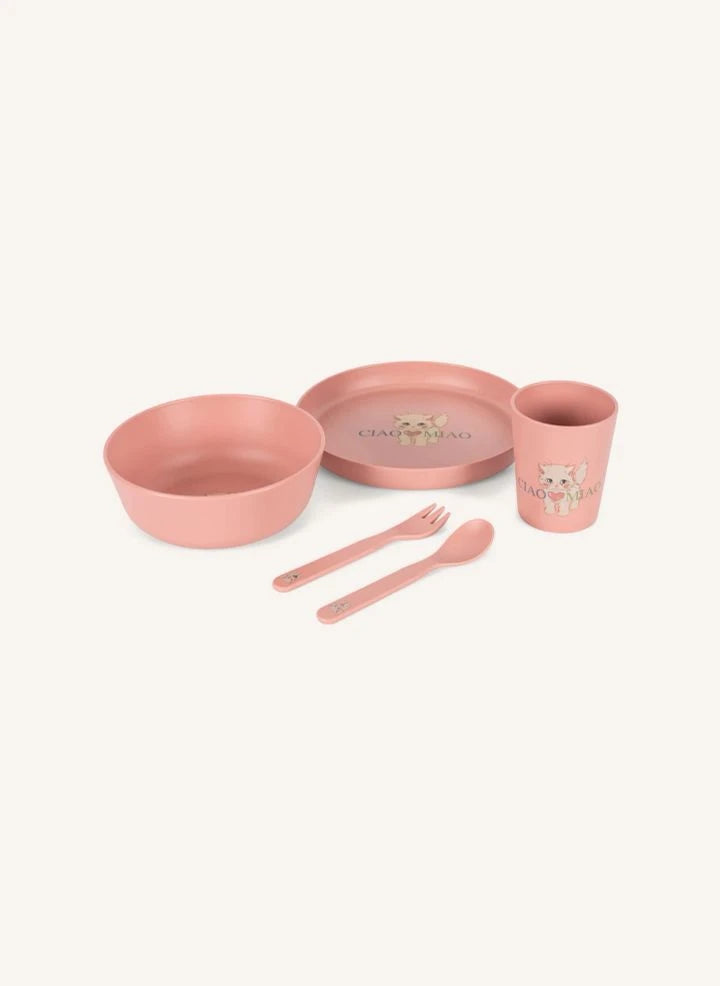 Konges Sløjd - Ciao Miao Dinner Set | Pink