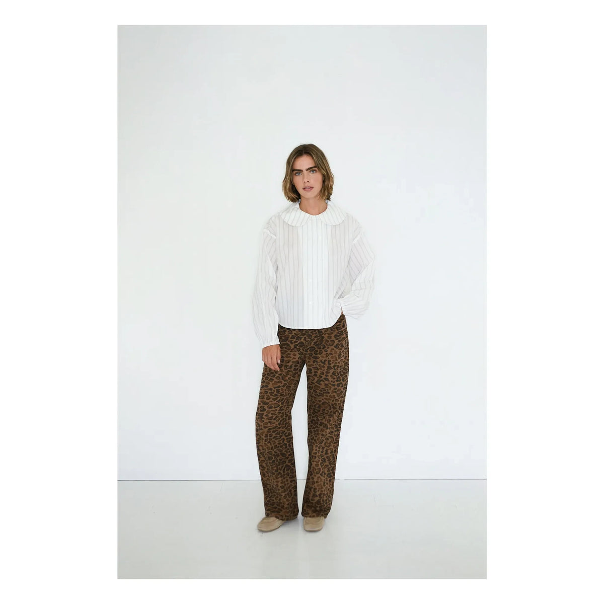 The Tiny Big Sister - Striped blouse | Off-white