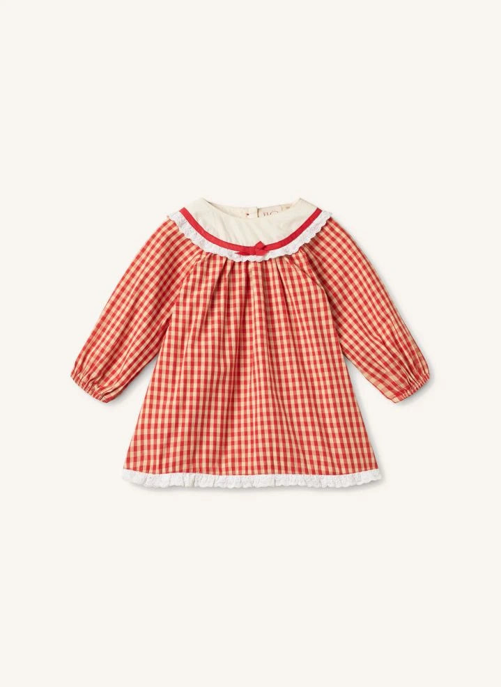 Flöss - Lucia Vichy Dress | Red