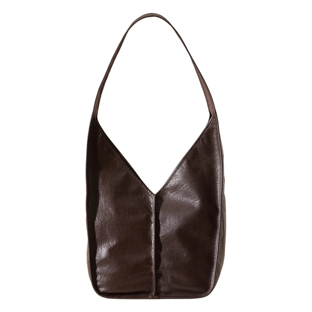 Hereu - Calella Crossbody Tumbled Bag | Dark Brown