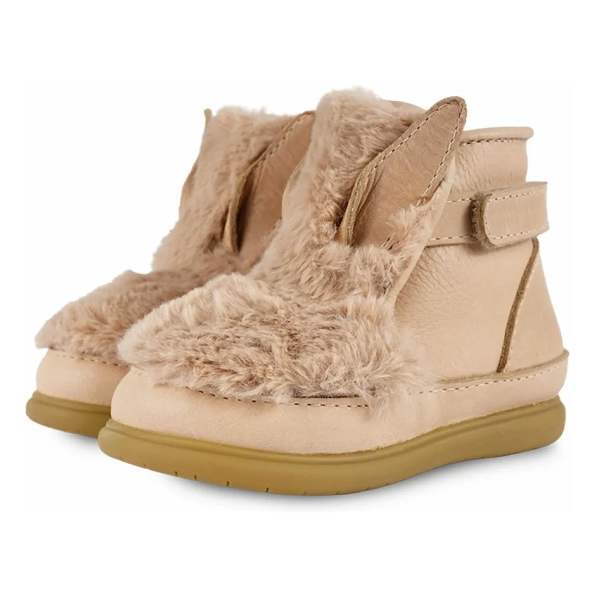 Donsje - Roumi Rabbit Plush Boots | Beige