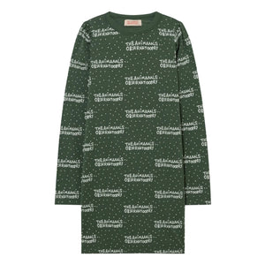 The Animals Observatory - Big Dog Jersey Dress | Green