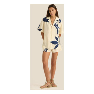 Soleil Soleil - Margot Silk Shirt | Ecru