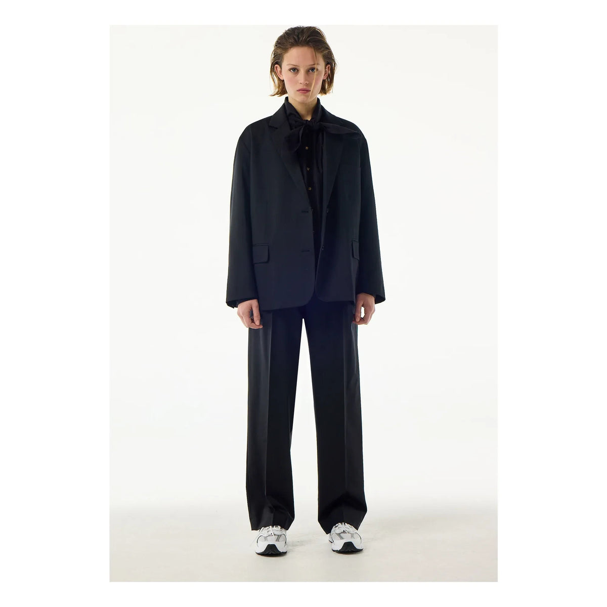 BELLEPIECE - Wilson Virgin Wool Tailored Trousers | Black