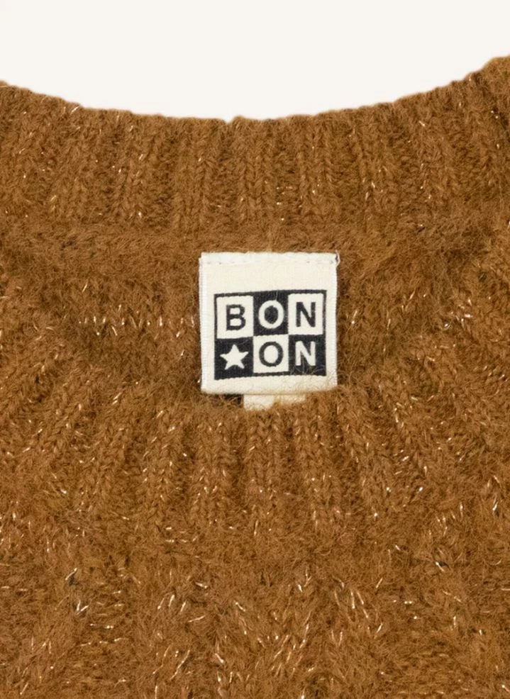 Bonton - Lucia Sleeveless Sweater | Brown