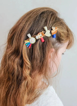 Mimi & Lula - 8-piece Pony Stick Set | Red