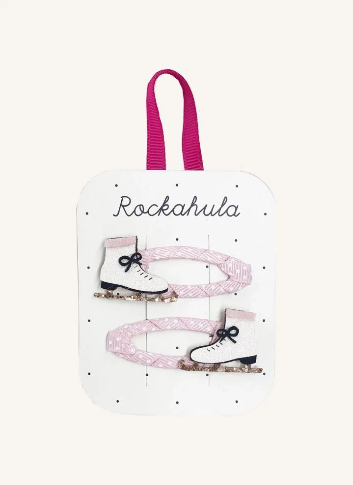 Rockahula Kids - Pale Pink 2-piece Figure Skate Barrette Set