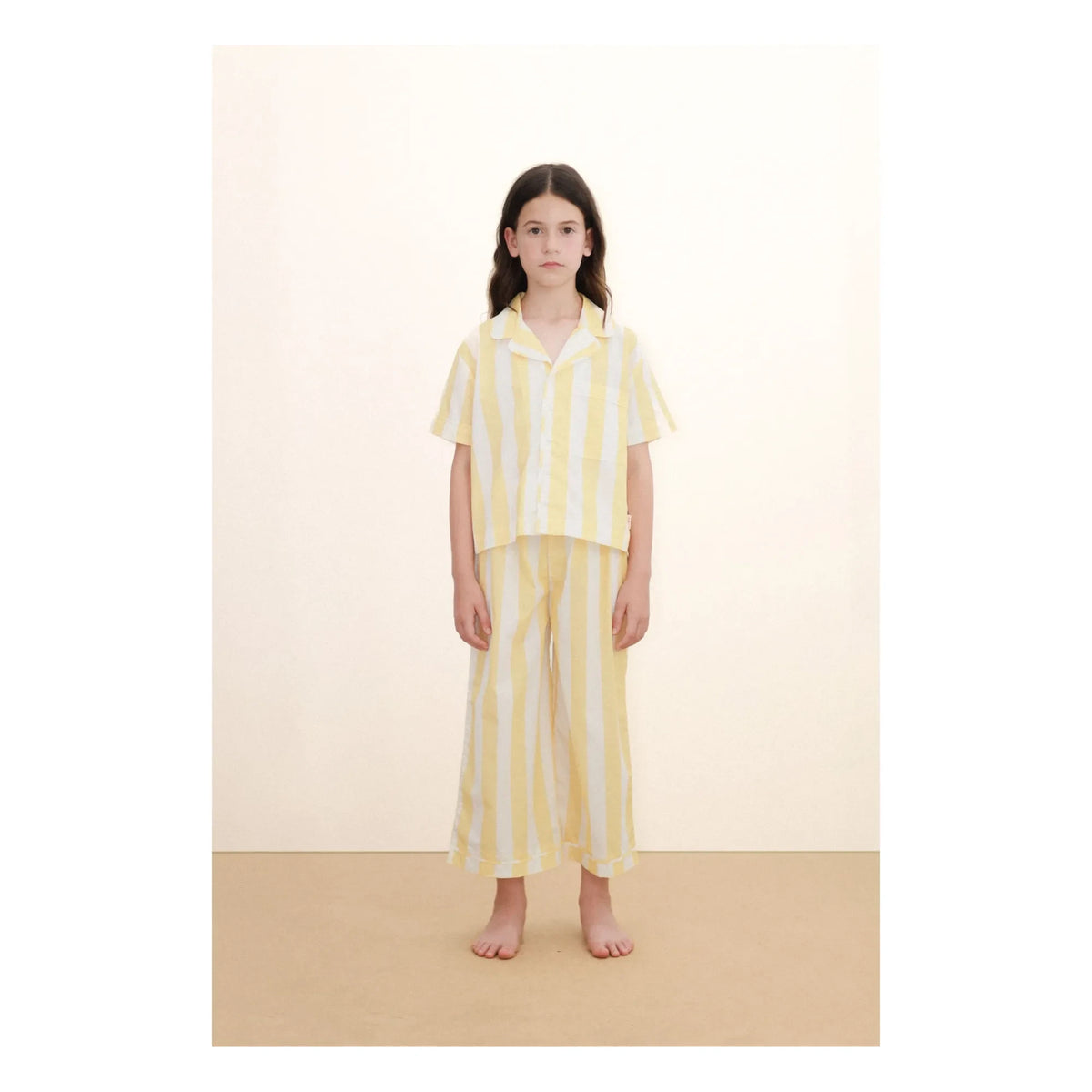 Tinycottons - Striped Shirt & Pants Set | Yellow
