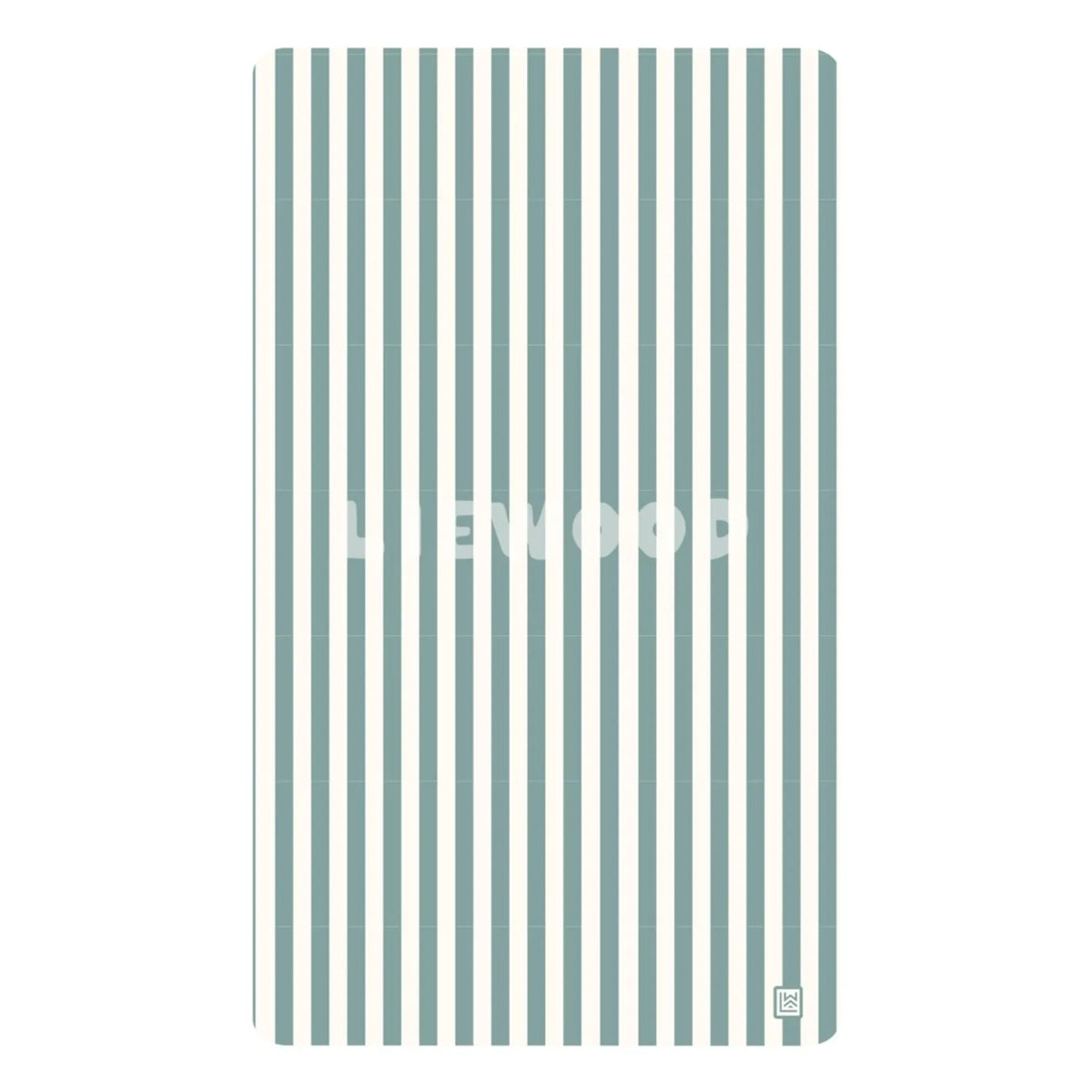 Liewood - Summer Beach Towel | Stripe Peppermint/Creme de la creme