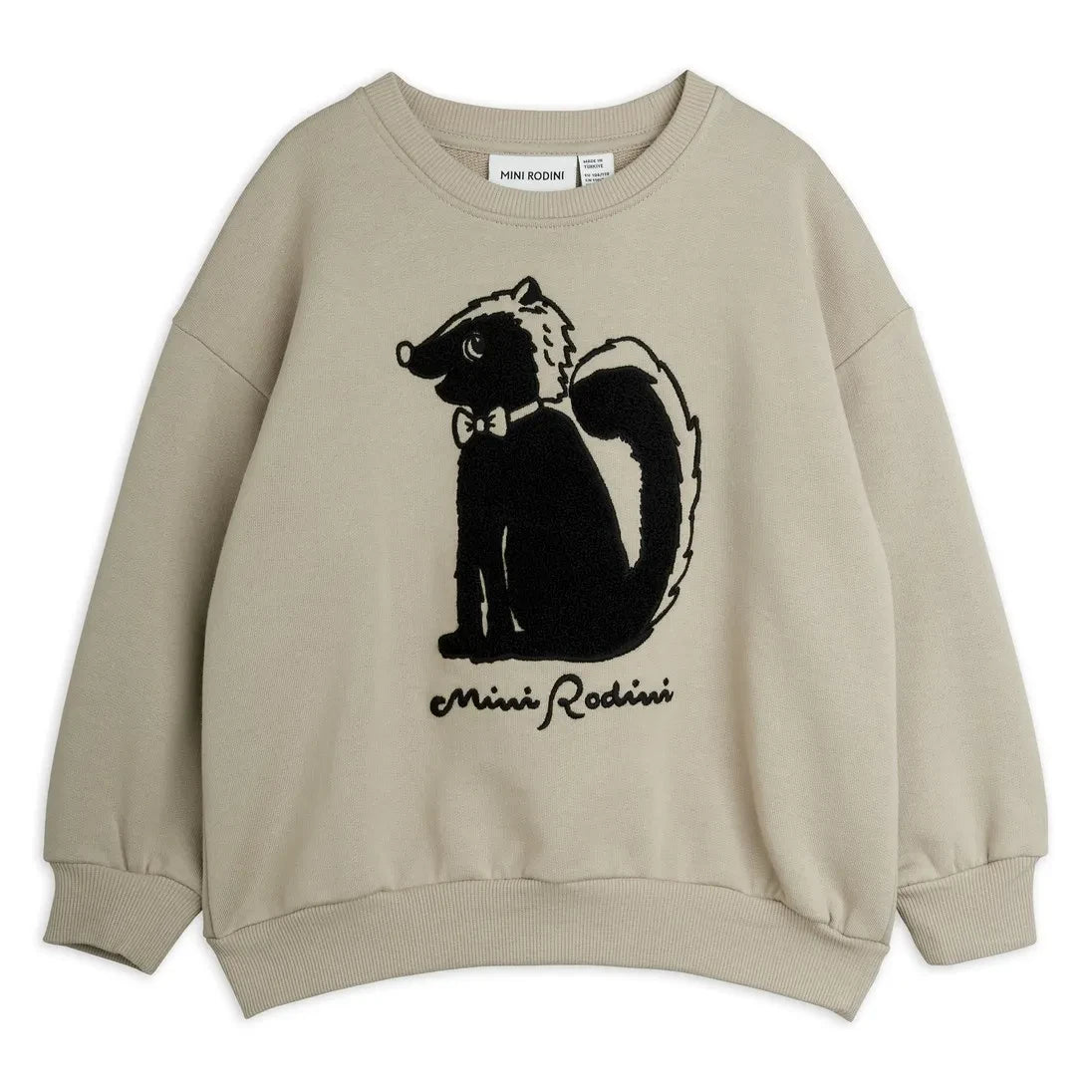 Mini Rodini - Mouffette Organic Cotton Sweatshirt | Grey