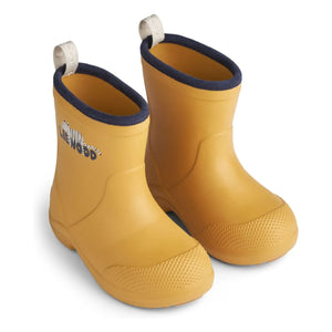 Liewood - Aston Tiger Rain Boots | Yellow
