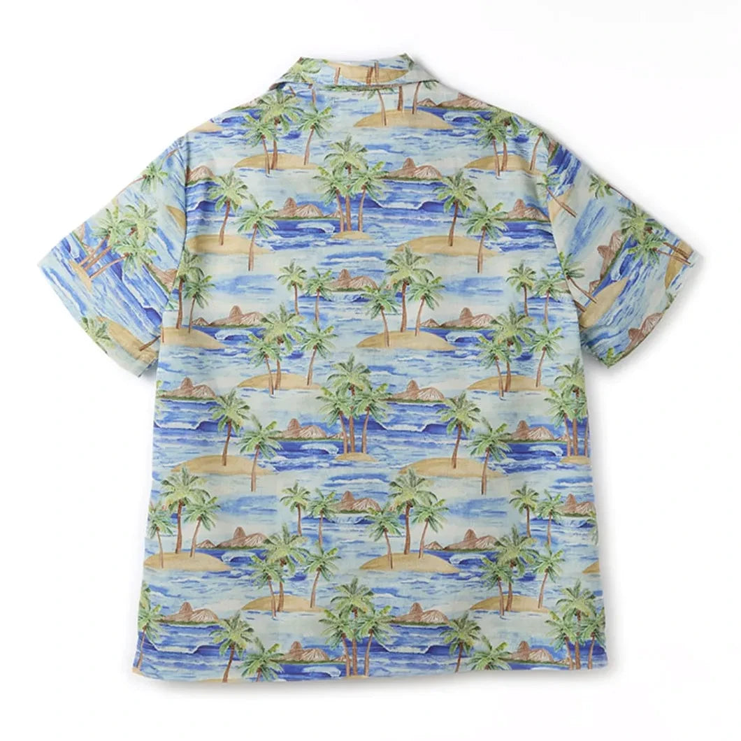 Fabula - Rio watercolor shirt | Light blue
