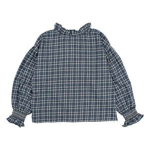 Búho - Tartan blouse | Navy
