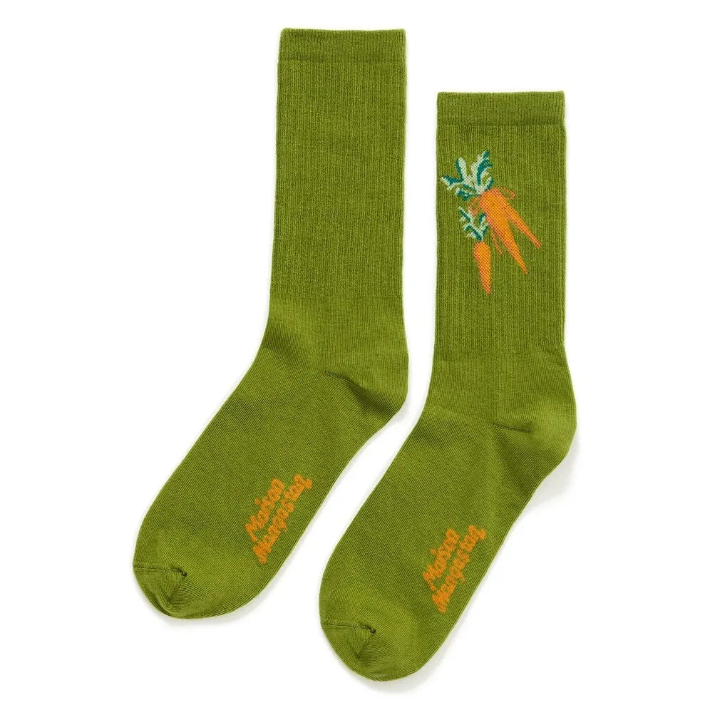 Maison Mangostan - Carrot Socks | Green