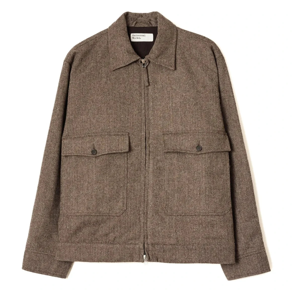 Universal Works - S130 Wool Jacket | Taupe brown