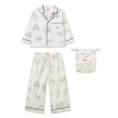 Tinycottons - Apple Pajamas | White