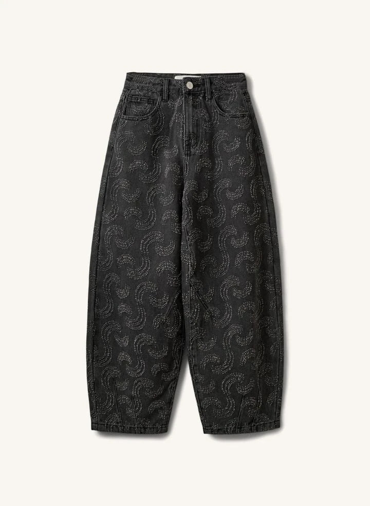 Sofie Schnoor - Jean Ballon Havanasy | Charcoal gray