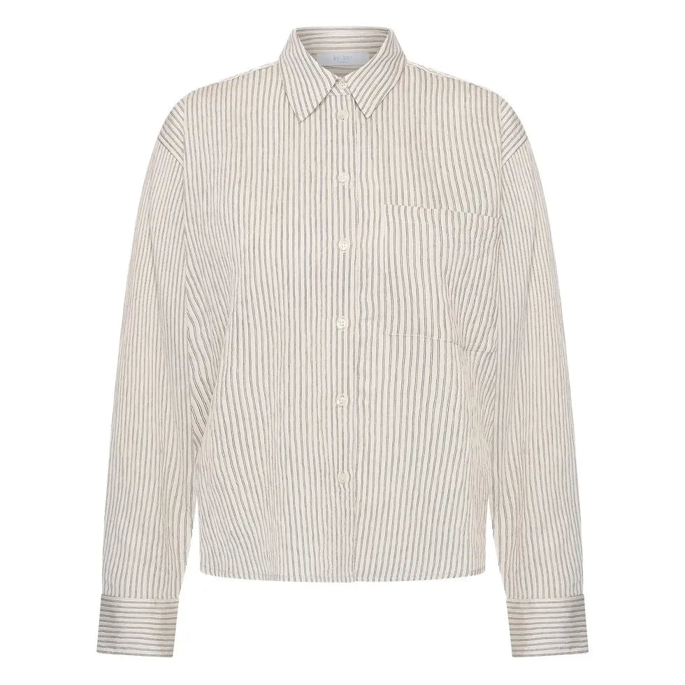 By Bar - Striped Shirt | Ecru