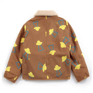 Bobo Choses - Reversible Sherpa Jacket Made from Recycled Fibers | Brown