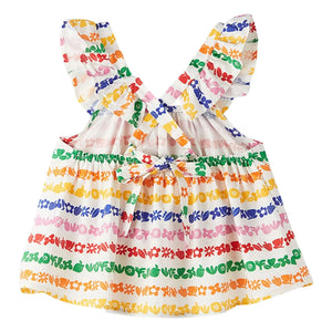 Fabula - Striped Garden Top | White