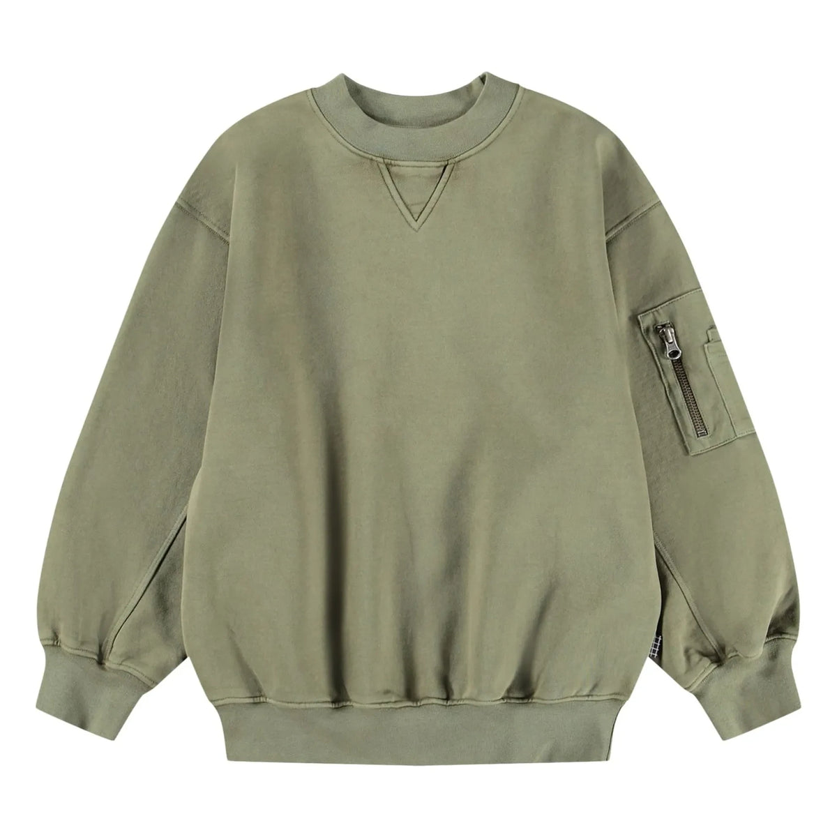Molo - Martell organic cotton sweater | Khaki