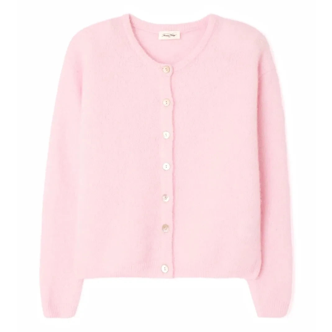 American Vintage - Vitow Alpaca Cardigan | Candy Pink