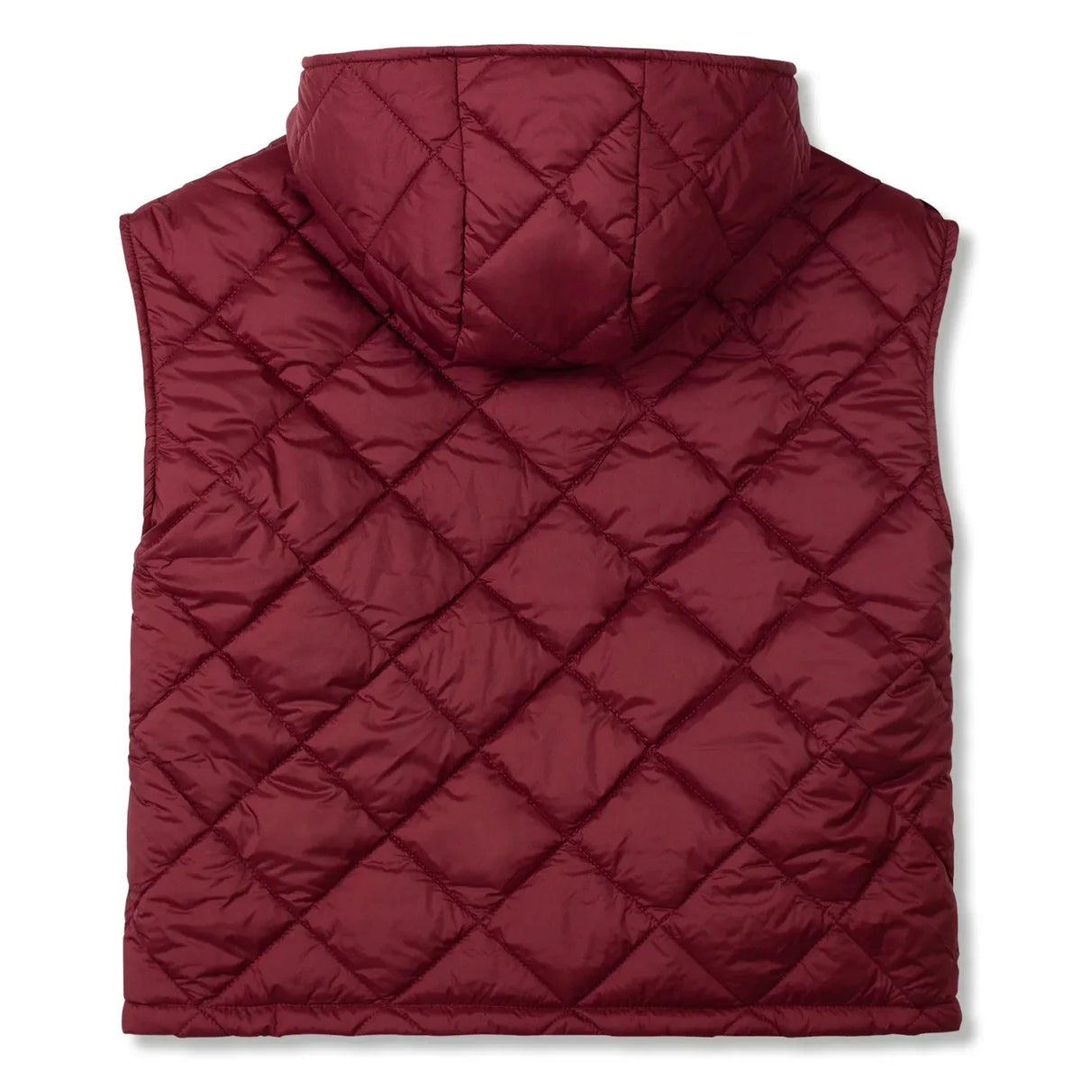 Wynken - Sleeveless padded vest | Burgundy