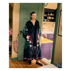 SISSEL EDELBO - Fran Organic Cotton Dress | Navy