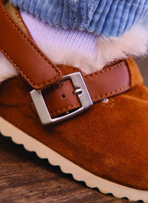 Bonton - Lined Slippers | Camel