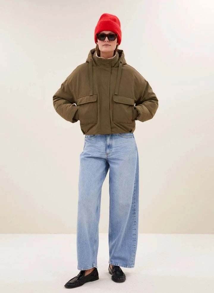 By Bar - Dean Hooded Jacket | Khaki