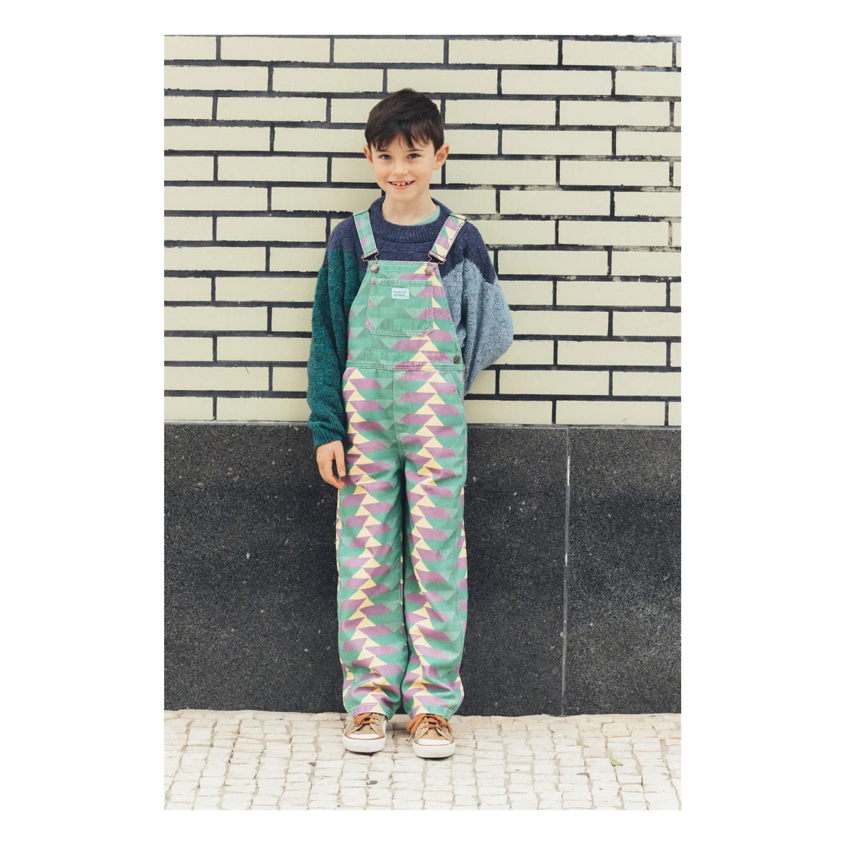 Favorite People - Band Losanges dungaree | Green