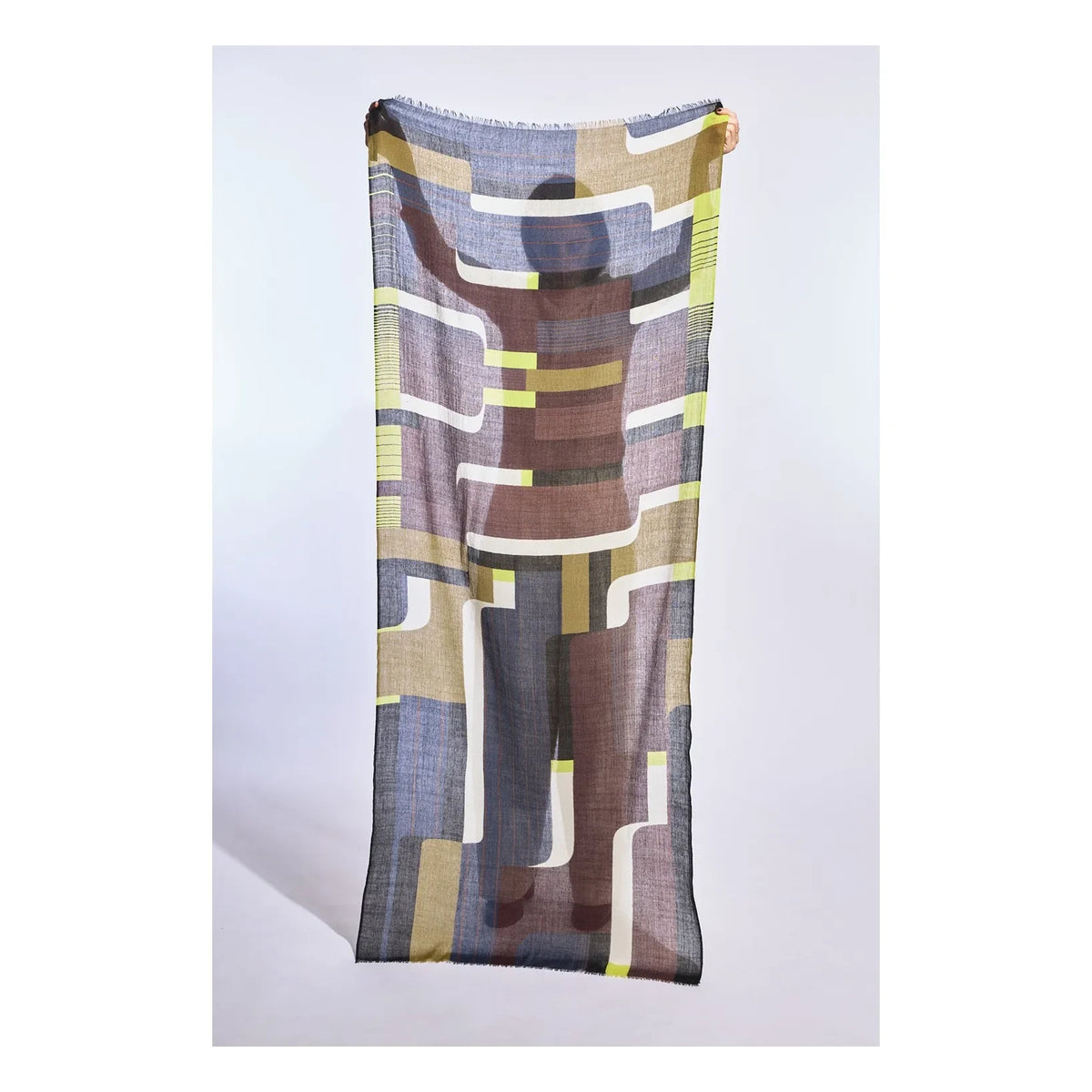Mapoésie - Petra Wool Shawl | Khaki