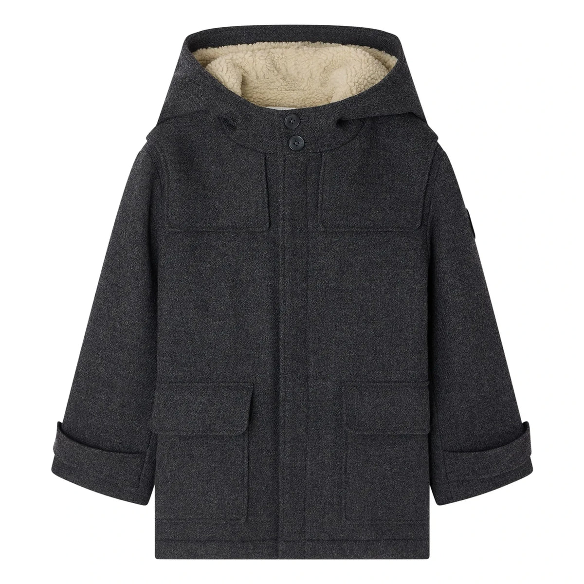 Bonpoint - Julien Wool Coat | Dark Gray