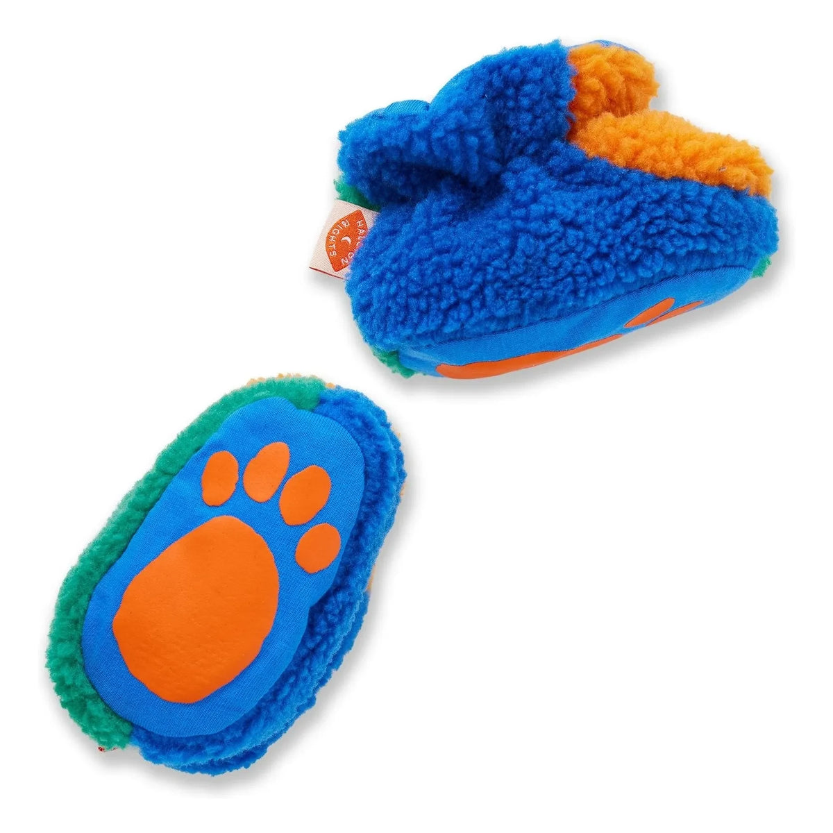 Halcyon Nights - Sherpa-style house slippers | Royal Blue