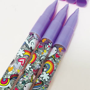 Rachel Ellen - Glitter Pencil Purple Unicorn