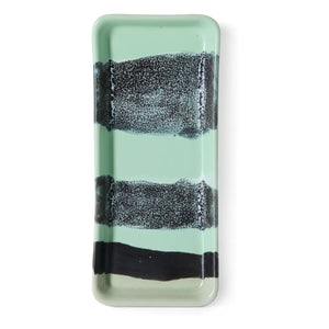 HKliving - Rive Ceramic Serving Plate | Blue