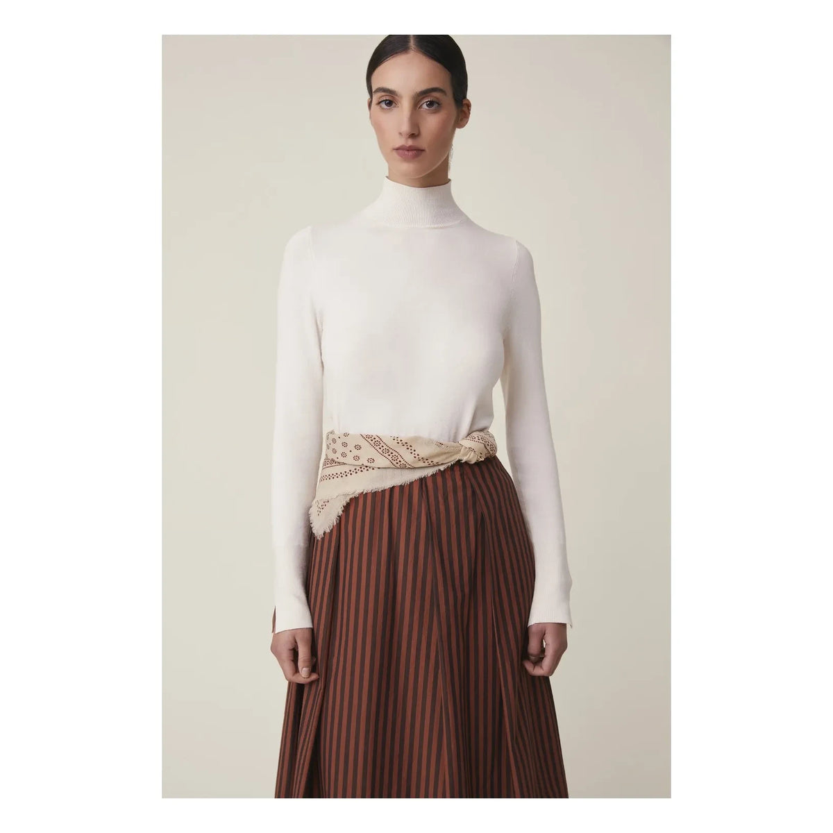Moismont - Olaf Scarf No. 676, Wool | Ecru