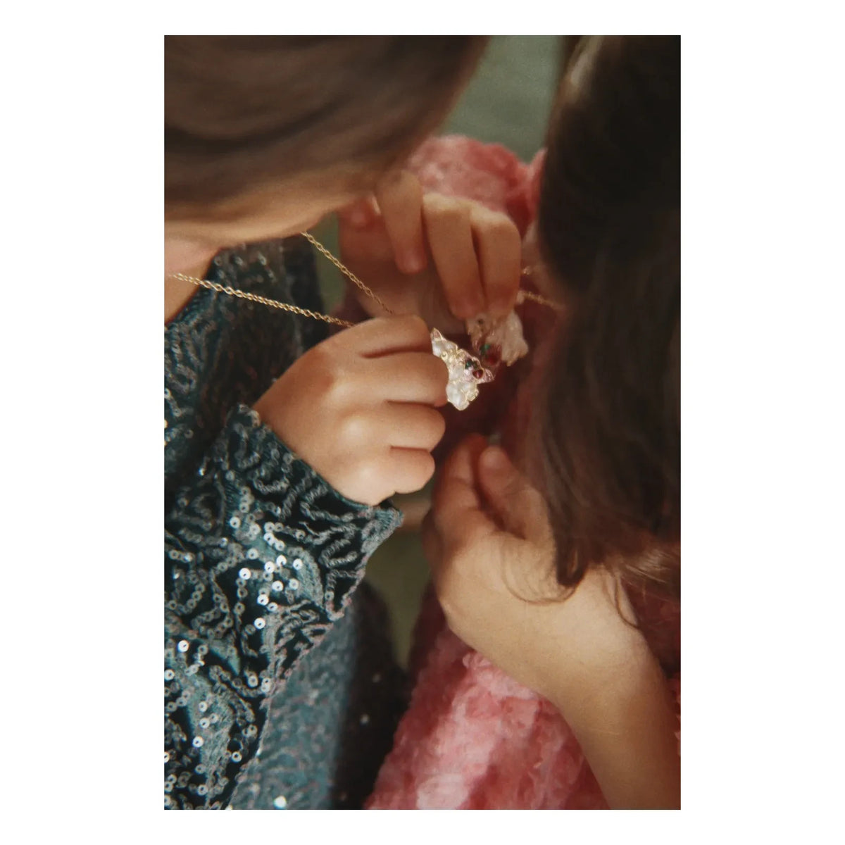 Konges Sløjd - 2 Piece Cat Friendship Necklace | Gold
