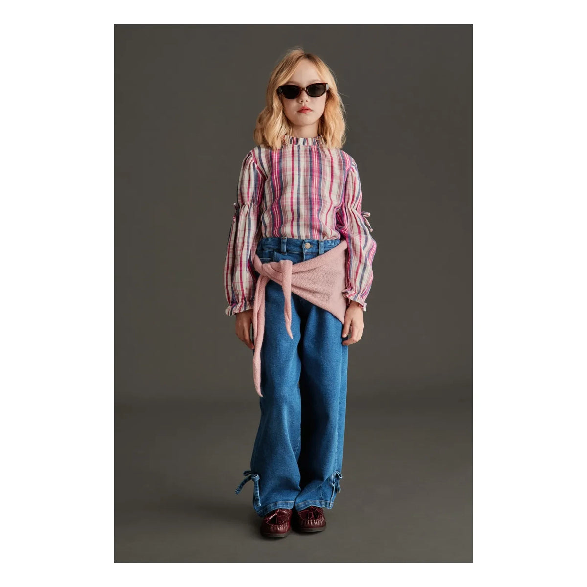Mipounet - Martina Striped Blouse | Pink